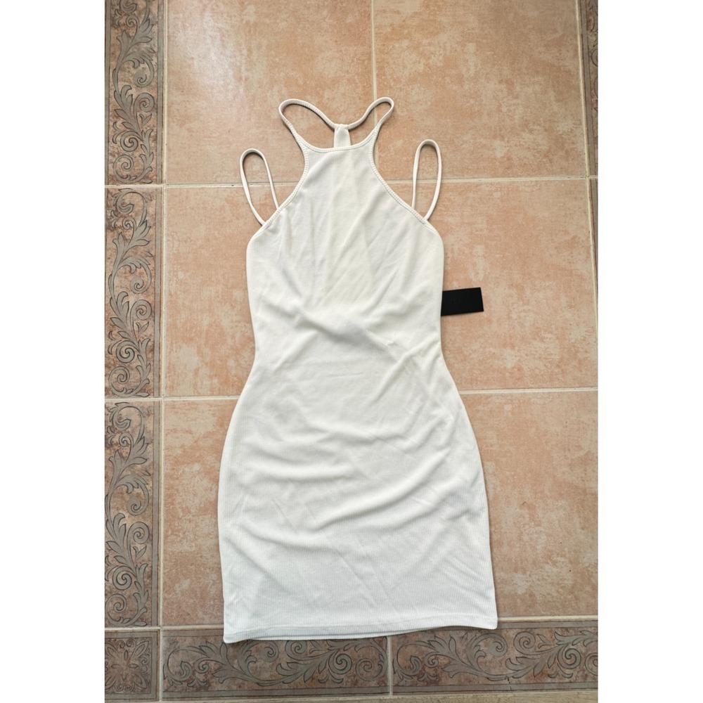 h:ours Paolo Mini Dress White Size XS -NEW